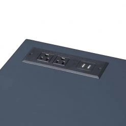 Gotheimer 42 in. Rectangular Blue and Gold Writing Desk with USB Port by Furniture of America 14 Gotheimer 42 in. Rectangular Blue and Gold Writing Desk with USB Port by Furniture of America -Furniture of America Sales Store blue and gold furniture of america writing desks idf dk406bl usb 1f 1000