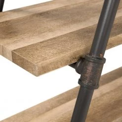 59 in. Bronze Metal 4-Shelf Ladder Bookcase with Open Back by Furniture of America -Furniture of America Sales Store bronze furniture of america bookcases bookshelves idf ac586 c3 1000