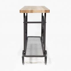 Mar 48.63 in. Brown and Black Rectangle Wood Console Table with 1-Shelf by Furniture of America -Furniture of America Sales Store brown and black furniture of america console tables idf 4324s c3 1000