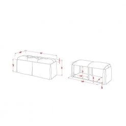 Krouse Brown Bench with Storage (18 in. H X 36 in. W X 16 in. D) by Furniture of America 6 Krouse Brown Bench with Storage (18 in. H X 36 in. W X 16 in. D) by Furniture of America -Furniture of America Sales Store brown furniture of america bedroom benches idf bn6176br 76 1000