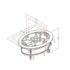 Nestillia 48 in. Brown Oval Wood Coffee Table with 1-Shelf by Furniture of America 12 Nestillia 48 in. Brown Oval Wood Coffee Table with 1-Shelf by Furniture of America -Furniture of America Sales Store brown furniture of america coffee tables idf 4326c 76 1000