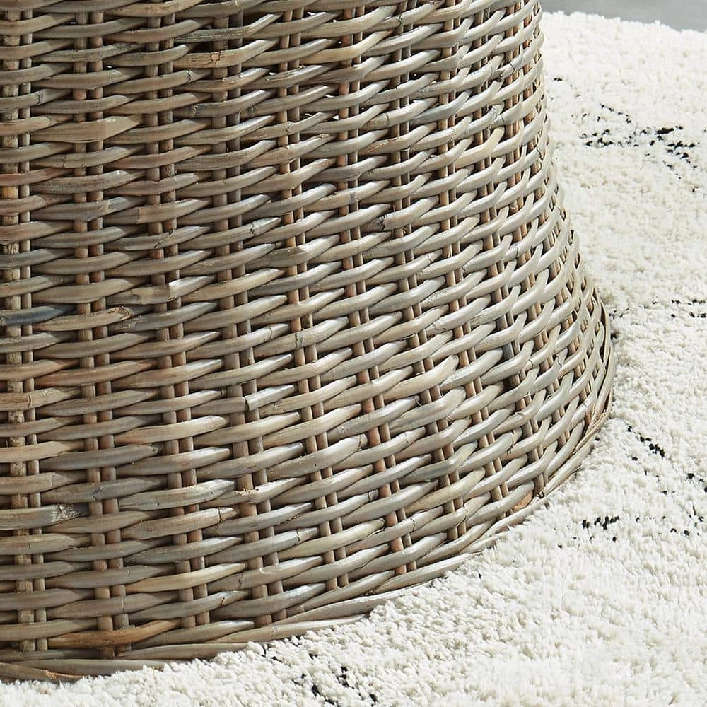 Macon 38 in. Brown Medium Round Wood Coffee Table by Furniture of America 3 Macon 38 in. Brown Medium Round Wood Coffee Table by Furniture of America - Image 3