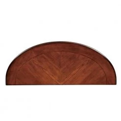 Nestillia 48 in. Brown Half-Circle Wood Console Table with 2-Shelf by Furniture of America -Furniture of America Sales Store brown furniture of america console tables idf 4326s c3 1000