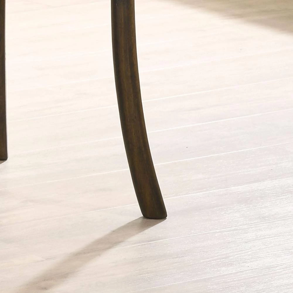 Renly Burnished Oak and Espresso Side Chairs (Set of 2) by Furniture of America 3 Renly Burnished Oak and Espresso Side Chairs (Set of 2) by Furniture of America - Image 3