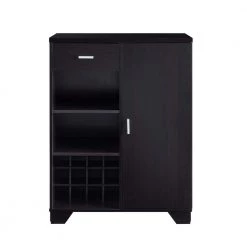 Morchi 12-Bottle Cappuccino Bar-Wine Cabinet by Furniture of America -Furniture of America Sales Store cappuccino furniture of america bar cabinets idi 192382 4f 1000