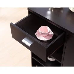 Morchi 12-Bottle Cappuccino Bar-Wine Cabinet by Furniture of America -Furniture of America Sales Store cappuccino furniture of america bar cabinets idi 192382 76 1000