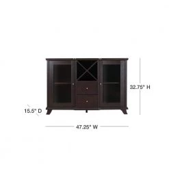 Reyne Cappuccino Buffet by Furniture of America -Furniture of America Sales Store cappuccino furniture of america sideboards buffet tables idi 13835 40 1000