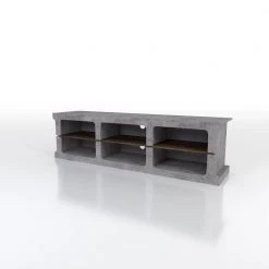 Frankee 71 in. Cement TV Stand Fits TV's up to 82 in. by Furniture of America -Furniture of America Sales Store cement furniture of america tv stands ynj 20800c20 c3 1000