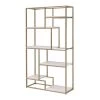 Klellia 70.25 in.H Champagne Display Shelf by Furniture of America