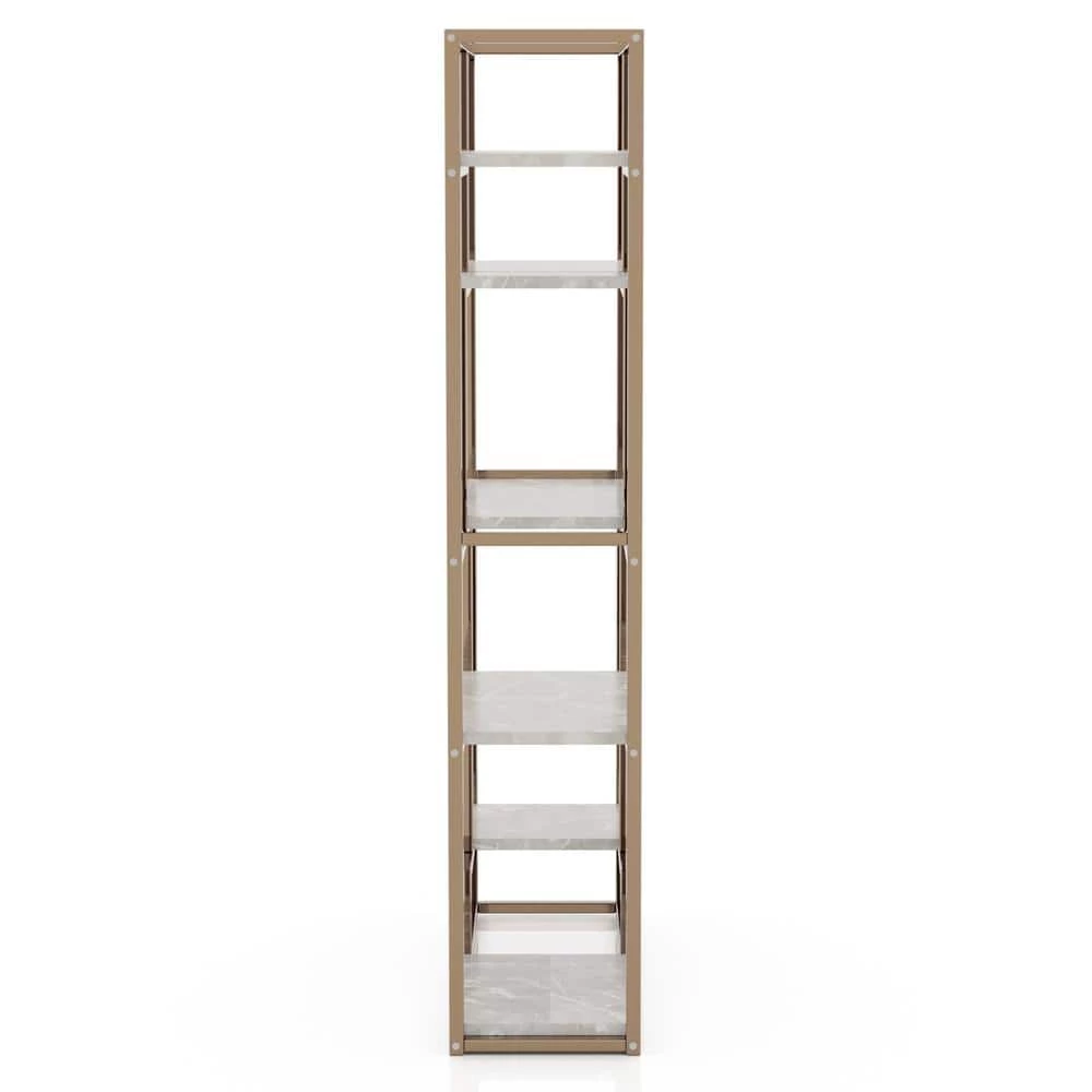 Klellia 70.25 in.H Champagne Display Shelf by Furniture of America 3 Klellia 70.25 in.H Champagne Display Shelf by Furniture of America - Image 3