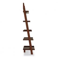 Zoeah 74.75 in. Cherry Wood 5-Shelf Ladder Bookcase by Furniture of America 9 Zoeah 74.75 in. Cherry Wood 5-Shelf Ladder Bookcase by Furniture of America -Furniture of America Sales Store cherry furniture of america bookcases bookshelves idf ac6213ch 4f 1000