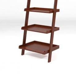 Zoeah 74.75 in. Cherry Wood 5-Shelf Ladder Bookcase by Furniture of America 8 Zoeah 74.75 in. Cherry Wood 5-Shelf Ladder Bookcase by Furniture of America -Furniture of America Sales Store cherry furniture of america bookcases bookshelves idf ac6213ch c3 1000