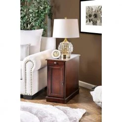 Turetta 24 in. Cherry Rectangular Wooden Top End Table by Furniture of America 11 Turetta 24 in. Cherry Rectangular Wooden Top End Table by Furniture of America -Furniture of America Sales Store cherry furniture of america end side tables idf ac171ch 31 1000