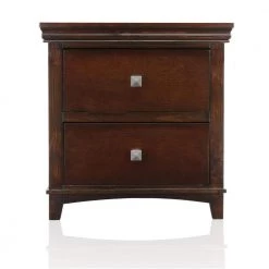 Chandler 2-Drawer Cherry Nightstand by Furniture of America