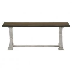 Beardsley Chestnut and Antique White Dining Bench (18.13 in. H x 47.25 in. W x 13.63 in. D) by Furniture of America 8 Beardsley Chestnut and Antique White Dining Bench (18.13 in. H x 47.25 in. W x 13.63 in. D) by Furniture of America -Furniture of America Sales Store chestnut and antique white furniture of america dining benches idf 3167cn bn c3 1000