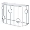 Freys 42.13 in. Chrome Glass Console Table by Furniture of America