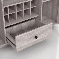 Elmiran Coastal White Buffet with 4 Shelves by Furniture of America 11 Elmiran Coastal White Buffet with 4 Shelves by Furniture of America -Furniture of America Sales Store coastal white furniture of america sideboards buffet tables ynj 2077c34 77 1000