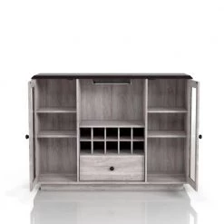 Elmiran Coastal White Buffet with 4 Shelves by Furniture of America 12 Elmiran Coastal White Buffet with 4 Shelves by Furniture of America -Furniture of America Sales Store coastal white furniture of america sideboards buffet tables ynj 2077c34 c3 1000