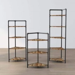 63.75 in. Copper Metal 5-shelf Corner Bookcase by Furniture of America 8 63.75 in. Copper Metal 5-shelf Corner Bookcase by Furniture of America -Furniture of America Sales Store copper furniture of america bookcases bookshelves idf ac542 5 d4 1000