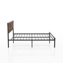 Ashlynd Dark Brown and Brown California King Platform Bed by Furniture of America -Furniture of America Sales Store dark brown furniture of america platform beds idf 7493br ck c3 1000