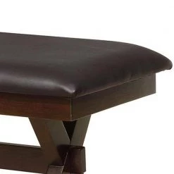 Paramus Dark Cherry Leather Cushion Dining Bench by Furniture of America 9 Paramus Dark Cherry Leather Cushion Dining Bench by Furniture of America -Furniture of America Sales Store dark cherry furniture of america bedroom benches idf 3163bn c3 1000