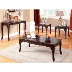 Bransonville 48 in. Dark Cherry Rectangle Wood Console Table by Furniture of America -Furniture of America Sales Store dark cherry furniture of america console tables idf 4914s 31 1000