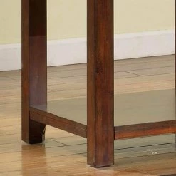 Liard 23.5 in. Dark Cherry Rectangle Wood End Table by Furniture of America -Furniture of America Sales Store dark cherry furniture of america end side tables idf 4107e 44 1000