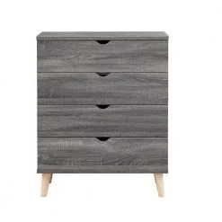 Cordero II 4-Drawer Dark Gray Chest of Drawers (39.25 in. H x 31.25 in. W x 15.5 in. D) by Furniture of America 11 Cordero II 4-Drawer Dark Gray Chest of Drawers (39.25 in. H x 31.25 in. W x 15.5 in. D) by Furniture of America -Furniture of America Sales Store dark gray furniture of america chest of drawers idi y2006b 4f 1000