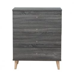 Cordero 4-Drawer Dark Gray Chest of Drawers (39.25 in. H x 31.25 in. W x 15.5 in. D) by Furniture of America -Furniture of America Sales Store dark gray furniture of america chest of drawers idi y2006c c3 1000