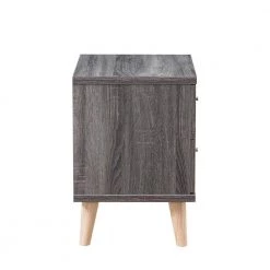 Kitzner III 2-Drawer Dark Gray Nightstand (22 in. H x 20 in. W x 15.5 in D) by Furniture of America 11 Kitzner III 2-Drawer Dark Gray Nightstand (22 in. H x 20 in. W x 15.5 in D) by Furniture of America -Furniture of America Sales Store dark gray furniture of america nightstands idi y2003c 4f 1000
