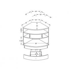 Leste 31.25 in. Dark Gray Corner TV Stand with 2-Shelf Fits TV's up to 30 in. by Furniture of America 16 Leste 31.25 in. Dark Gray Corner TV Stand with 2-Shelf Fits TV's up to 30 in. by Furniture of America -Furniture of America Sales Store dark gray furniture of america tv stands idi 161704 76 1000