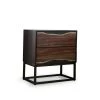 Clark 2-Drawer Dark Oak, Dark Walnut Nightstand by Furniture of America