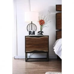 Clark 2-Drawer Dark Oak, Dark Walnut Nightstand by Furniture of America 12 Clark 2-Drawer Dark Oak, Dark Walnut Nightstand by Furniture of America -Furniture of America Sales Store dark oak and dark walnut furniture of america nightstands idf 7363n fa 1000