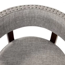 Jacquesville 40.5 in. Dark Oak and Light Gray Wood Frame Bar Stool (Set of 2) by Furniture of America -Furniture of America Sales Store dark oak and light gray furniture of america bar stools idf br6252lg 29 4f 1000