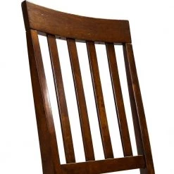 Henry Dark Oak Wood Slatted Side Chair (Set of 2) by Furniture of America -Furniture of America Sales Store dark oak furniture of america dining chairs idf 3437sc c3 1000