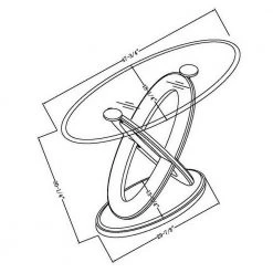 Quaze 48 in. Dark Walnut Oval Glass Console Table by Furniture of America 10 Quaze 48 in. Dark Walnut Oval Glass Console Table by Furniture of America -Furniture of America Sales Store dark walnut furniture of america console tables idf 4401s 76 1000