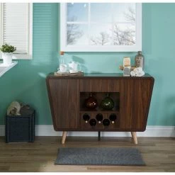Celvin Dark Walnut Buffet by Furniture of America -Furniture of America Sales Store dark walnut furniture of america sideboards buffet tables idi 161549 31 1000