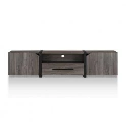 Balearic 81.5 in. Distressed Gray tv Stand Fits tv's up to 94 in. by Furniture of America