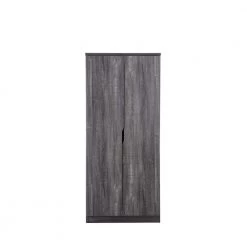 Alwin Distressed Gray Wardrobe Armoire With Hanging Clothes Rod And 1-Shelf by Furniture of America -Furniture of America Sales Store distressed gray furniture of america armoires wardrobes idi k20029 c3 1000