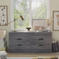 Tobin 15.50 in. 6-Drawer Distressed Gray Dresser by Furniture of America -Furniture of America Sales Store distressed gray furniture of america dressers idi k20037 31 1000