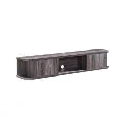 Fernandu 60 in. Distressed Gray Wood Floating TV Stand Fits TVs Up to 66 in. with Wall Mount Feature by Furniture of America -Furniture of America Sales Store distressed gray furniture of america tv stands idi 182297 31 1000
