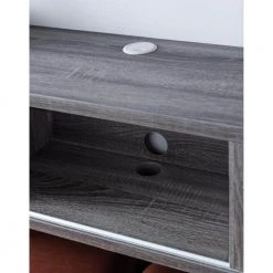 Fernandu 60 in. Distressed Gray Wood Floating TV Stand Fits TVs Up to 66 in. with Wall Mount Feature by Furniture of America -Furniture of America Sales Store distressed gray furniture of america tv stands idi 182297 44 1000