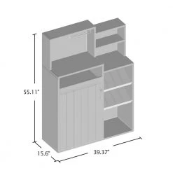 Manakara Distressed Walnut Baker's Rack with 8-Bottle Wine Rack by Furniture of America -Furniture of America Sales Store distressed walnut furniture of america baker s racks fgi 17703c21 76 1000