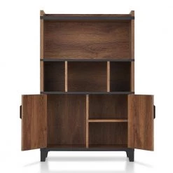 Crystie Distressed Walnut Buffet with 2-Cabinet by Furniture of America -Furniture of America Sales Store distressed walnut furniture of america sideboards buffet tables fgi 17704c21 c3 1000