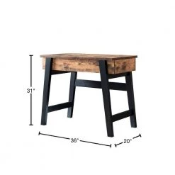 Kelli 36 in. Distressed Wood and Black Standard Rectangle Wood Console Table with Lift Top by Furniture of America -Furniture of America Sales Store distressed wood and black furniture of america console tables idi 192426 40 1000