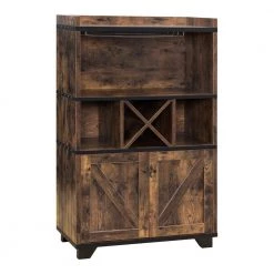 Capalli Distressed Wood Buffet with 7-Shelf by Furniture of America