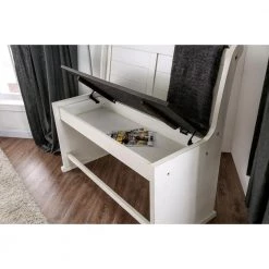 Wellesley Espresso Wood Counter Height Loveseat by Furniture of America -Furniture of America Sales Store espresso and white furniture of america dining benches idf 3195plv 31 1000