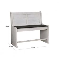 Wellesley Espresso Wood Counter Height Loveseat by Furniture of America -Furniture of America Sales Store espresso and white furniture of america dining benches idf 3195plv 40 1000