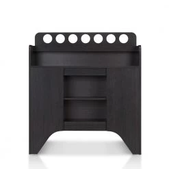 Manor 7-Bottle Wine Espresso Display Cabinet by Furniture of America