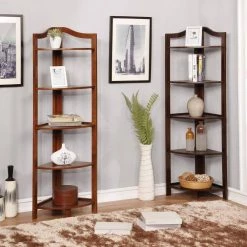 Neil 62 in. Espresso Wood 5-shelf Corner Bookcase by Furniture of America 9 Neil 62 in. Espresso Wood 5-shelf Corner Bookcase by Furniture of America -Furniture of America Sales Store espresso furniture of america bookcases bookshelves idf ac804ex 31 1000